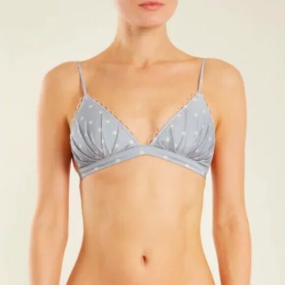 ZIMMERMANN Helm Tri Tuck Bra Bikini Top NWT size0 b65 - Picture 1 of 10